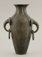 Lot 161 - A bronze Vase