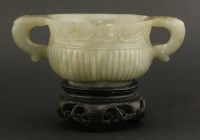 Lot 145 - A jade Censer