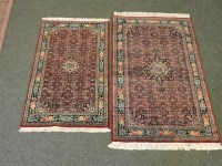 Lot 1512 - Two Persian design rugs