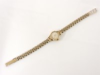 Lot 1016 - A 9ct gold ladies Nivada mechanical watch