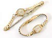Lot 1062 - A 9ct gold ladies Rotary mechanical watch head
