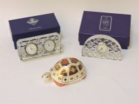 Lot 1182 - A Royal Crown Derby Imari tortoise