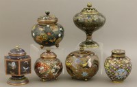 Lot 356 - Cloisonné Jars