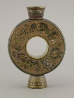 Lot 357 - A cloisonné Ring Vase