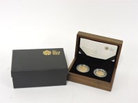 Lot 1067 - An Edward VII 1909 sovereign and half sovereign
