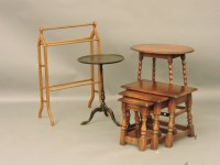 Lot 1531 - A nest of three tables