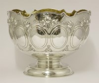 Lot 17 - A metalwares punch bowl