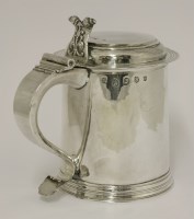 Lot 62 - A Queen Anne provincial silver tankard