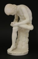 Lot 91 - A Grand Tour alabaster figure