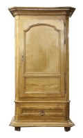 Lot 340 - A French chestnut armoire