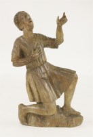 Lot 89 - A carved limewood(?) figure