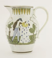 Lot 3 - A Prattware pottery jug