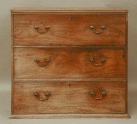 Lot 799 - A 19th century mahogany secretaire chest