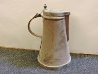 Lot 591 - A 19th/20th century large brass jug