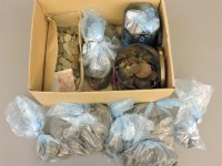 Lot 169 - A box of old coins