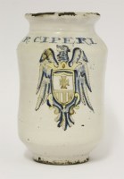 Lot 5 - A Talavera faience Albarello