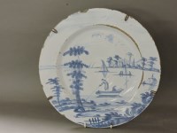 Lot 282 - A mid 18th century Delft dish