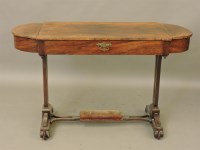 Lot 730 - A Victorian rosewood dressing table