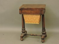 Lot 792A - A Regency rosewood writing/games table