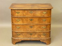 Lot 621 - An 18th century Continental four drawer chest