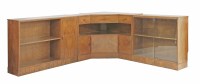 Lot 584 - A walnut corner cabinet