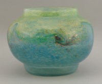 Lot 445 - A mottled glass vase