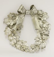Lot 15 - A Scandinavian silver wall wreath