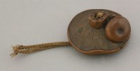 Lot 408 - A rare mushroom Netsuke