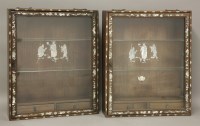 Lot 319 - A pair of hongmu Display Cabinets