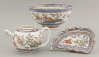 Lot 74 - Dutch decorated Kakiemon wares