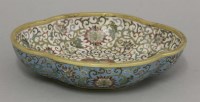 Lot 512 - A cloisonné dish