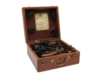 Lot 284A - A lacquered brass Hezzanith sextant by Heath & Co. London
