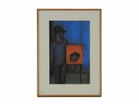 Lot 407 - Harman Sumray (British 1920-2006)
'THE INTERVIEW I'
Signed and dated 86 u.r.