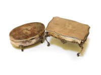 Lot 152 - A silver jewellery casket