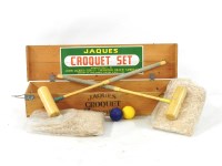 Lot 377 - A Jaques croquet set