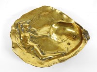 Lot 186 - An Art Nouveau bronze dish
