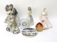 Lot 297 - Three Lladro figure groups
