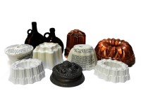 Lot 272 - Two Victorian copper jelly moulds