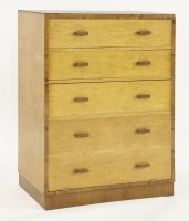 Lot 148 - An Art Deco bird's-eye maple chest