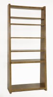 Lot 173 - An Art Deco walnut open bookshelf