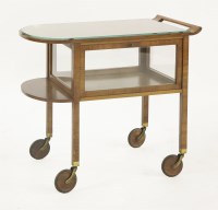 Lot 177 - An Art Deco walnut trolley
