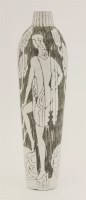 Lot 338 - A Tilgmans Keramik monochrome pottery vase