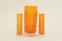 Lot 283 - A Whitefriars' tangerine glass vase