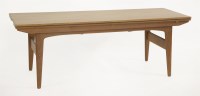 Lot 363 - A teak metamorphic coffee table