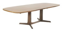 Lot 340 - A Danish rosewood dining table