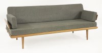 Lot 335 - A teak daybed
