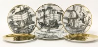 Lot 319 - Four 'Velieri' plates