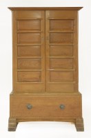 Lot 58 - A cedar linen press