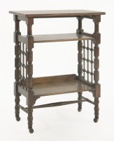 Lot 67 - An oak étagère