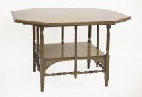 Lot 42 - An octagonal mahogany centre table